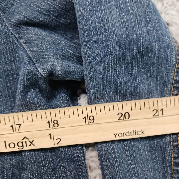 Liz Claireborne Villager Stretch Denim Jacket Women's 14. Five Pockets.......... - Picture 3 of 10